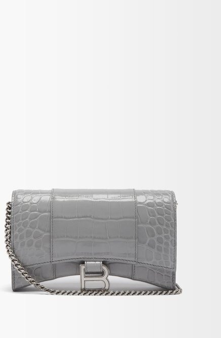 grey leather handbolsas uk