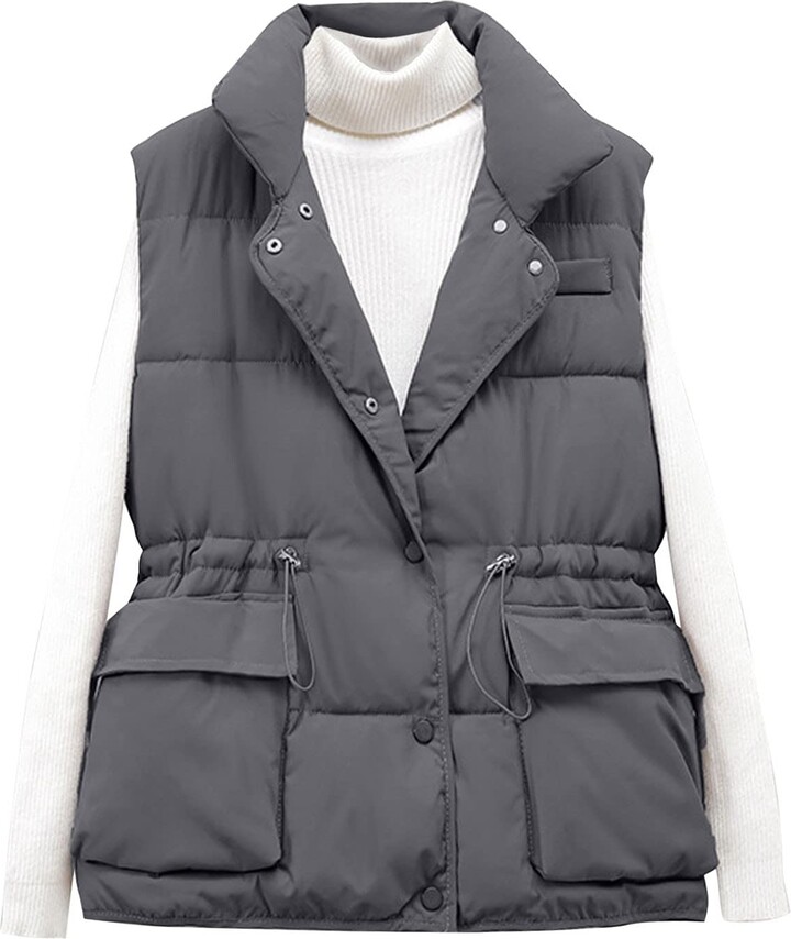 Cocila Women Lightweight Oversized Sleeveless Zip Water