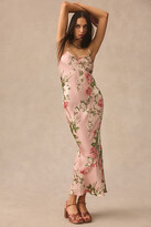 Thumbnail for your product : Reformation Parma Silk Dress Pink