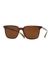 Thumbnail for your product : Oliver Peoples OPLL Sun 53 Polarized Sunglasses, Brown