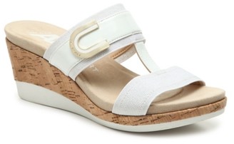 anne klein lina wedge sandal
