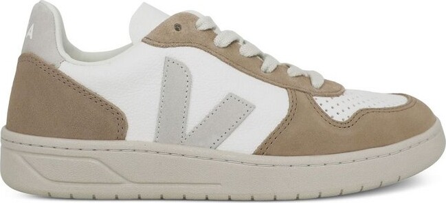 Veja V-10 Panelled Low-Top Sneakers