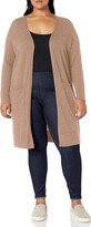 Thumbnail for your product : Amazon Essentials Women's Lightweight Longer Length Cardigan Sweater (Available in Plus Size)
