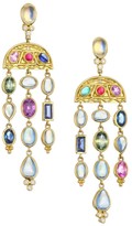 Thumbnail for your product : Temple St. Clair Nature Deconstructed 18K Yellow Gold Multi-Gemstone Chandelier Earrings
