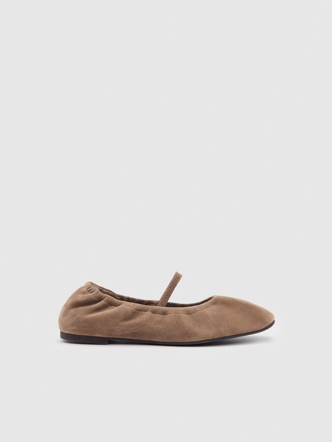 Reformation Buffy Ruched Ballet Flat