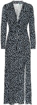 Thumbnail for your product : Rixo Anja silk-blend midi dress
