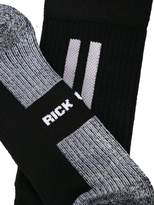 Thumbnail for your product : Rick Owens Contrast Logo Socks