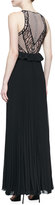 Thumbnail for your product : Rebecca Taylor Sleeveless Lace Peplum Gown
