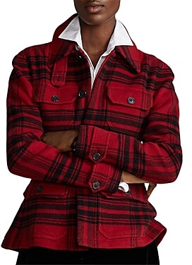 Ralph Lauren Polo Plaid Shirt Jacket - ShopStyle Women's Fashion