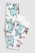Thumbnail for your product : Next Girls Green/Ecru Bunny Snuggle Pyjamas Three Pack (9mths-8yrs)