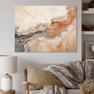 Wrought Studio Minimalism Geyser Landscape Tranquility I - Geyser Wall Decor