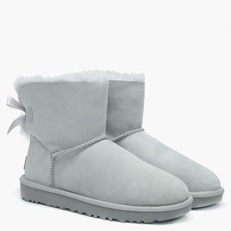 UGG Mini Bailey Bow II Grey Violet Twinface Boots