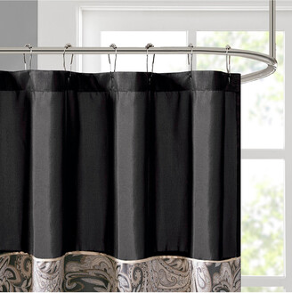 Madison Home USA Aubrey Traditional Silky Paisley Shower Curtain