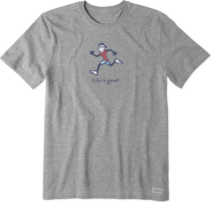 Life is Good Men's Running Jake Crusher Tee