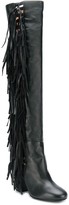 Thumbnail for your product : Laurence Dacade Almond Toe Fringe Boots