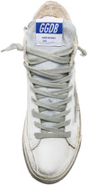 Thumbnail for your product : Golden Goose Francy Leather Sneakers in White & Silver