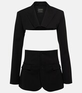 Thumbnail for your product : Jean Paul Gaultier x Lotta Volkova fitted blazer