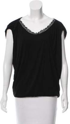 Vanessa Bruno Lace-Accented Sleeveless Top