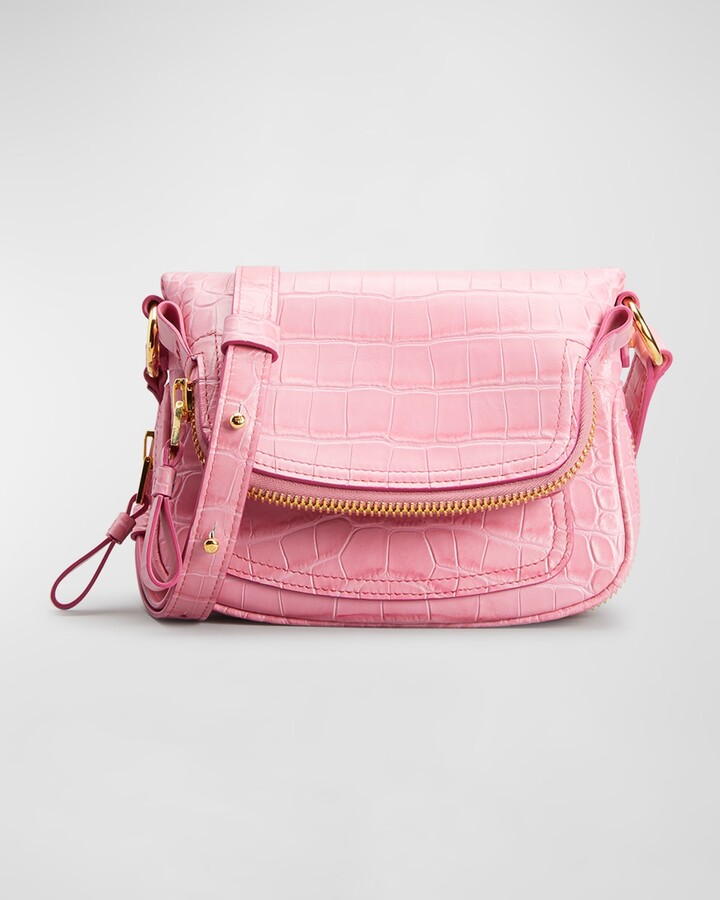 Tom Ford Jennifer Mini CrocEmbossed Crossbody Bag ShopStyle