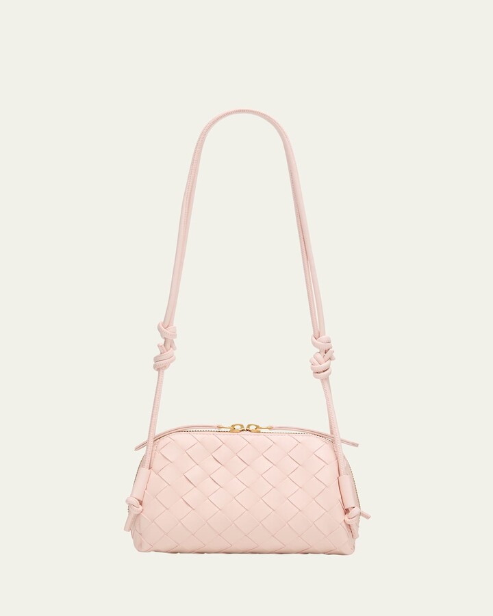 Bottega Veneta Zip Leather Pouch Shoulder Bag