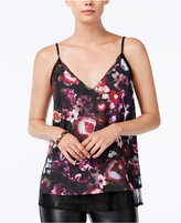 Thumbnail for your product : Bar III Floral-Print Layered Camisole