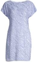 Thumbnail for your product : Aidan Mattox Cap Sleeve Embellished Shift Dress