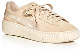 Thumbnail for your product : Puma Women's Satin Stripe Platform Lace Up Sneakers