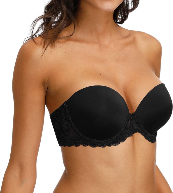 Vogue's Secret Women's Strapless Plus Size Bra Multiway Full Coverage