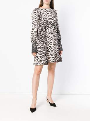 Class Roberto Cavalli leopard-print dress