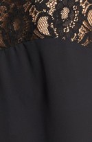 Thumbnail for your product : Nordstrom 1.State Lace Yoke Short Sleeve Blouse Exclusive)