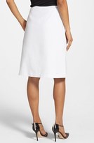 Thumbnail for your product : Lafayette 148 New York Pleat Twill A-Line Skirt