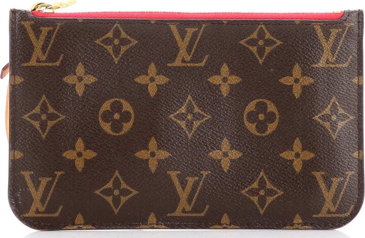 Louis Vuitton Neverfull Pochette Monogram Canvas Small - ShopStyle