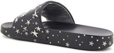 Thumbnail for your product : Tory Burch Star Studded Printed Leather Slides