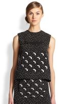 Thumbnail for your product : Opening Ceremony Daza Embroidered Front-Pocket Top