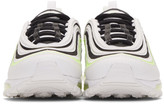 Thumbnail for your product : Nike White and Black Air Max 97 Sneakers