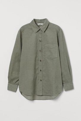 H and m cord shirt Clearance