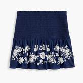 Thumbnail for your product : Point Sur embroidered stretch skirt