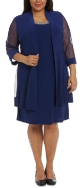 plus size dress and jacket
