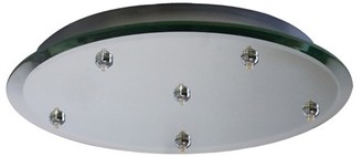 W.A.C. Lighting 6-Point Quick Connect Glass Mirror Canopy