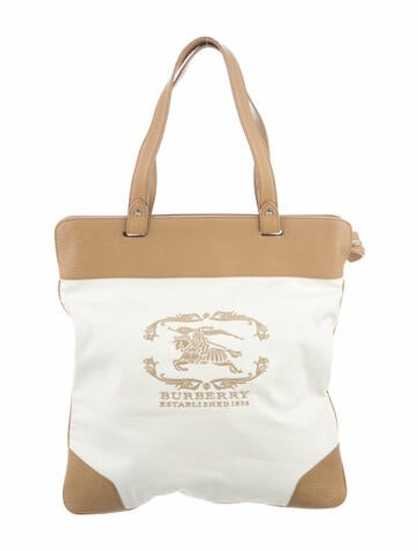 Burberry Stowell Tote Bag White - ShopStyle