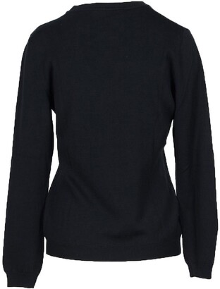 Moschino Solid Black Wool Women's Sweater