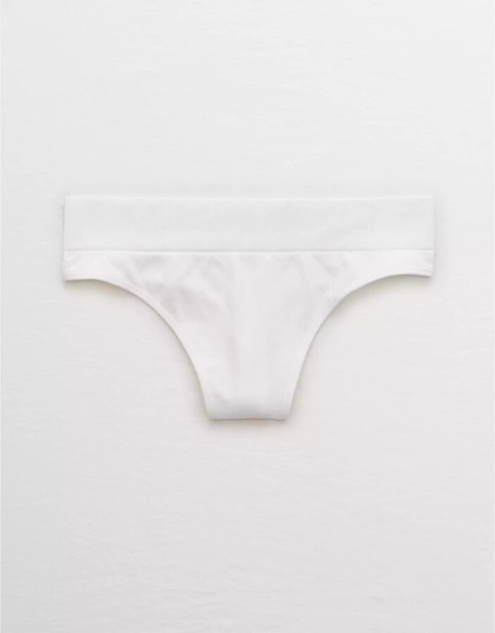 aerie Ribbed Seamless Thong Underwear - ShopStyle Teen Girls