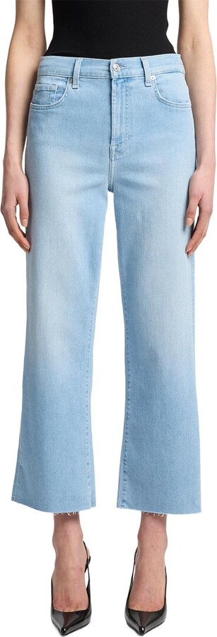 7 For All Mankind Cropped Alexa Fall River Ankle Crop Jean