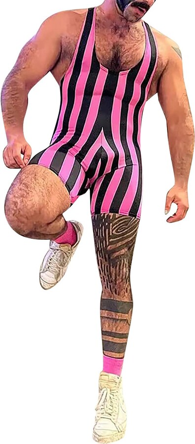 vejtmcc Men's Wrestling Singlets Sports Athletic Supporters Uniform ...