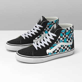 Vans Butterfly Checkerboard Sk8-Hi - ShopStyle Sneakers & Athletic Shoes