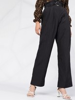 Thumbnail for your product : Ganni High-Waisted Belted Trousers