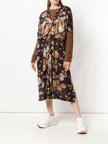 Thumbnail for your product : Junya Watanabe Floral Front Jersey Jumper Dress