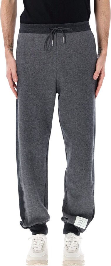 Thom Browne Grey Engineered 4-Bar Sweatpants