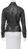 Thumbnail for your product : Vince Leather Metallic Jacket