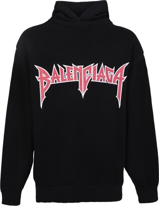 Balenciaga Black Metal Hoodie By The Garment Features A Bold And  Alternative Design While Injecting The Playfulness Of Pop Culture -  ShopStyle
